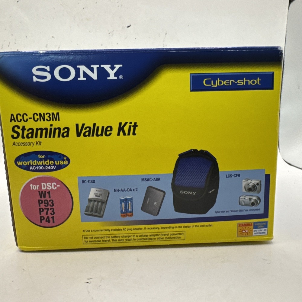 Sony Cyber-Shot Digital Camera Accessory Kit Black ACC-CN3TR